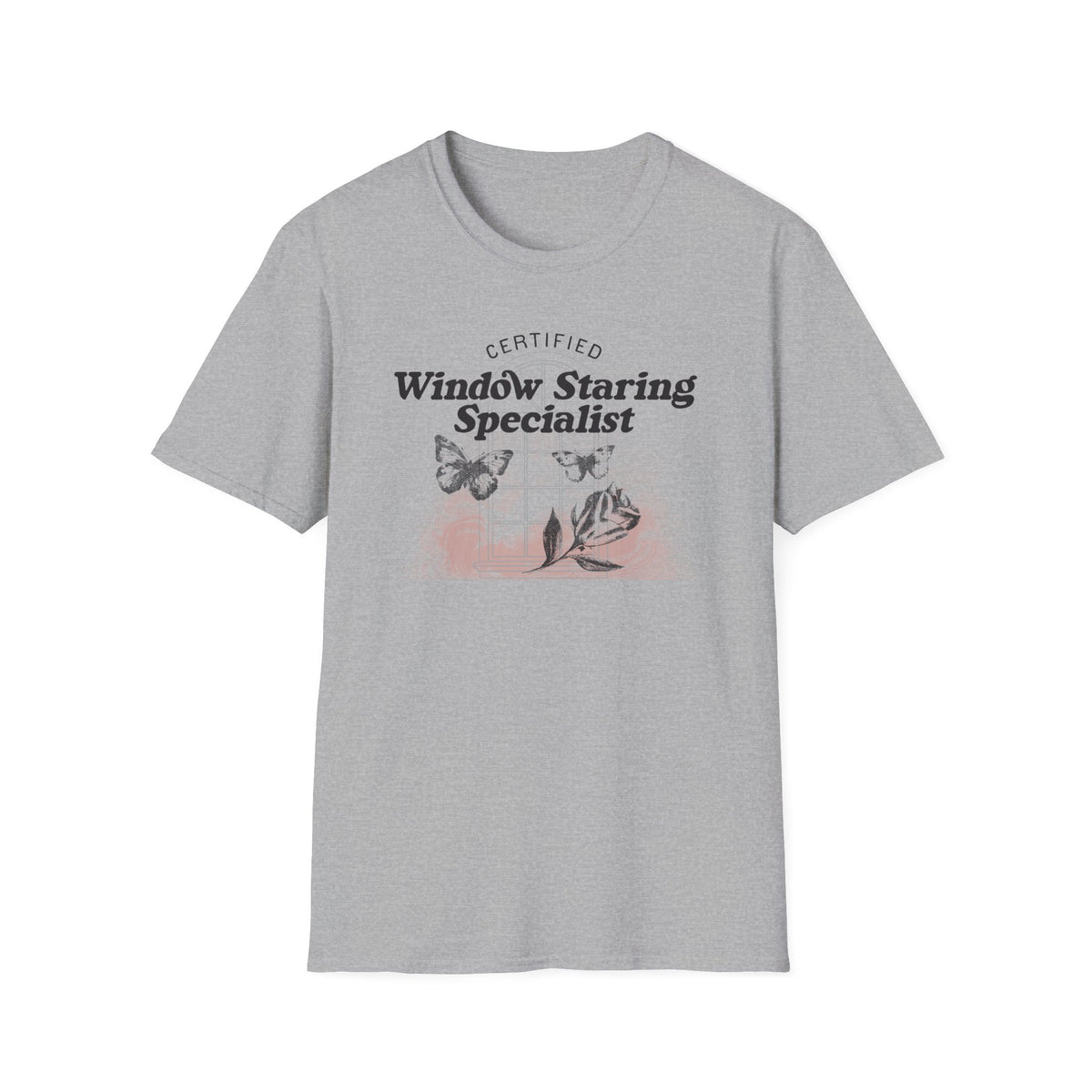 Window Staring Butterfly Tee