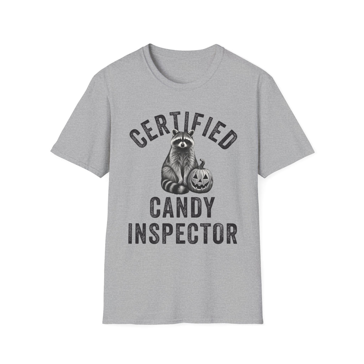 Raccoon Halloween Moon Tee