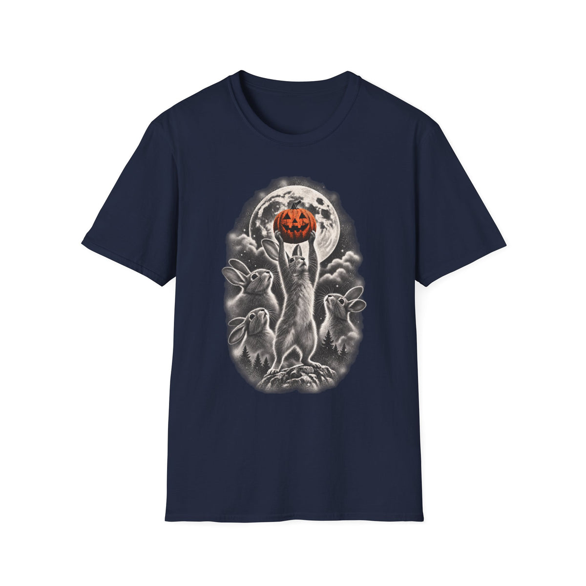 Halloween Bunny Moon Tee