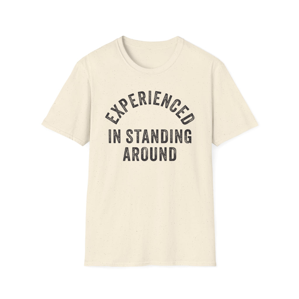 Standing Around Typography Classic Tee