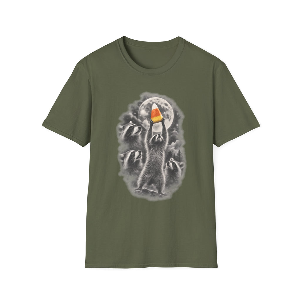 Candy Corn Raccoons Tee