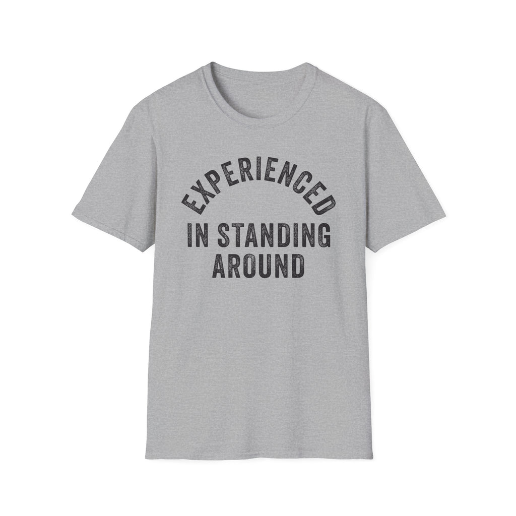 Standing Around Typography Classic Tee