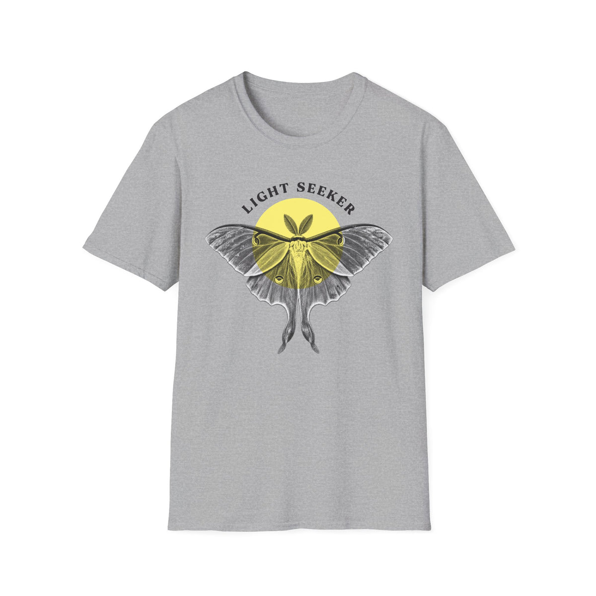 Light Seeker Yellow Moth Tee