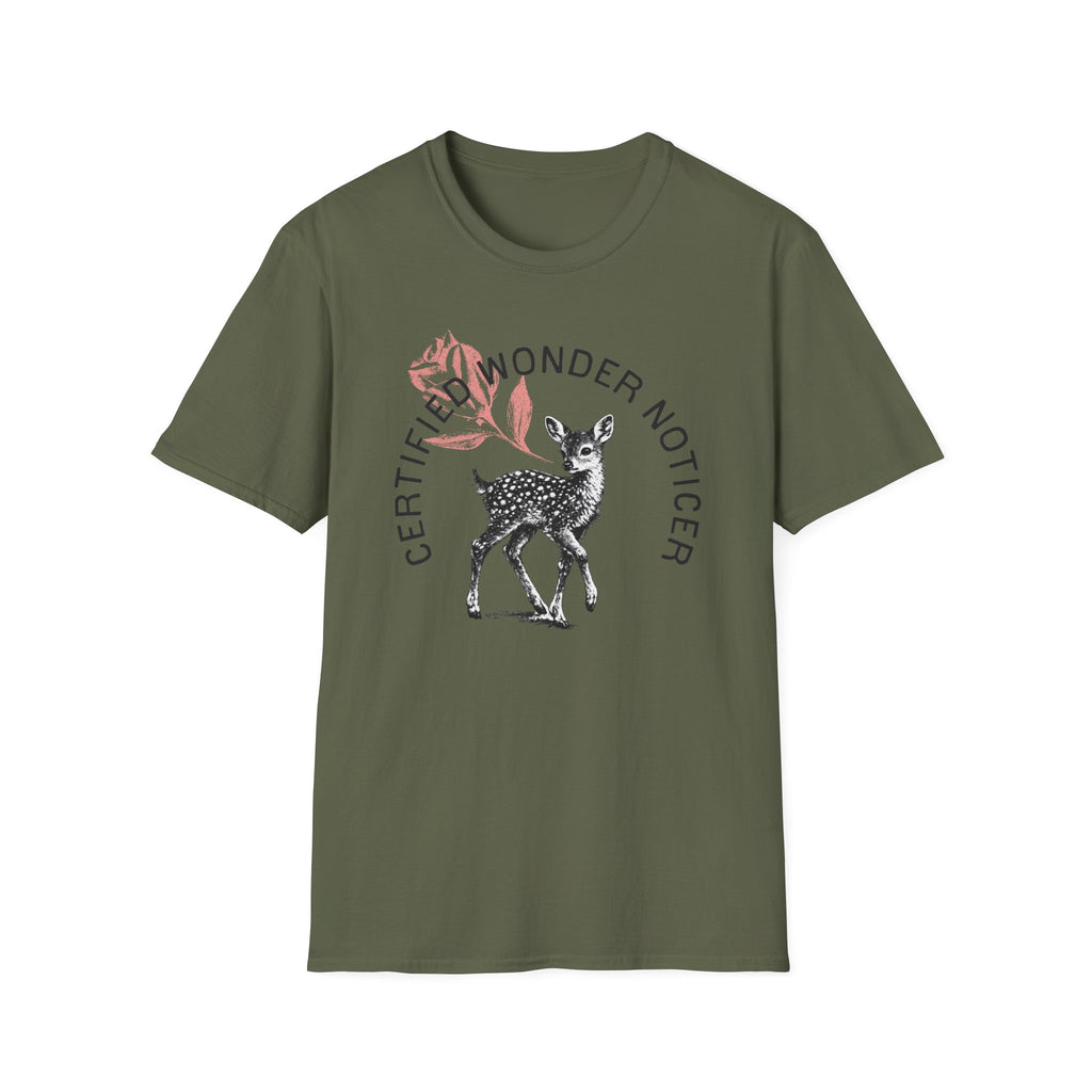 Wonder Noticer Rose Tee