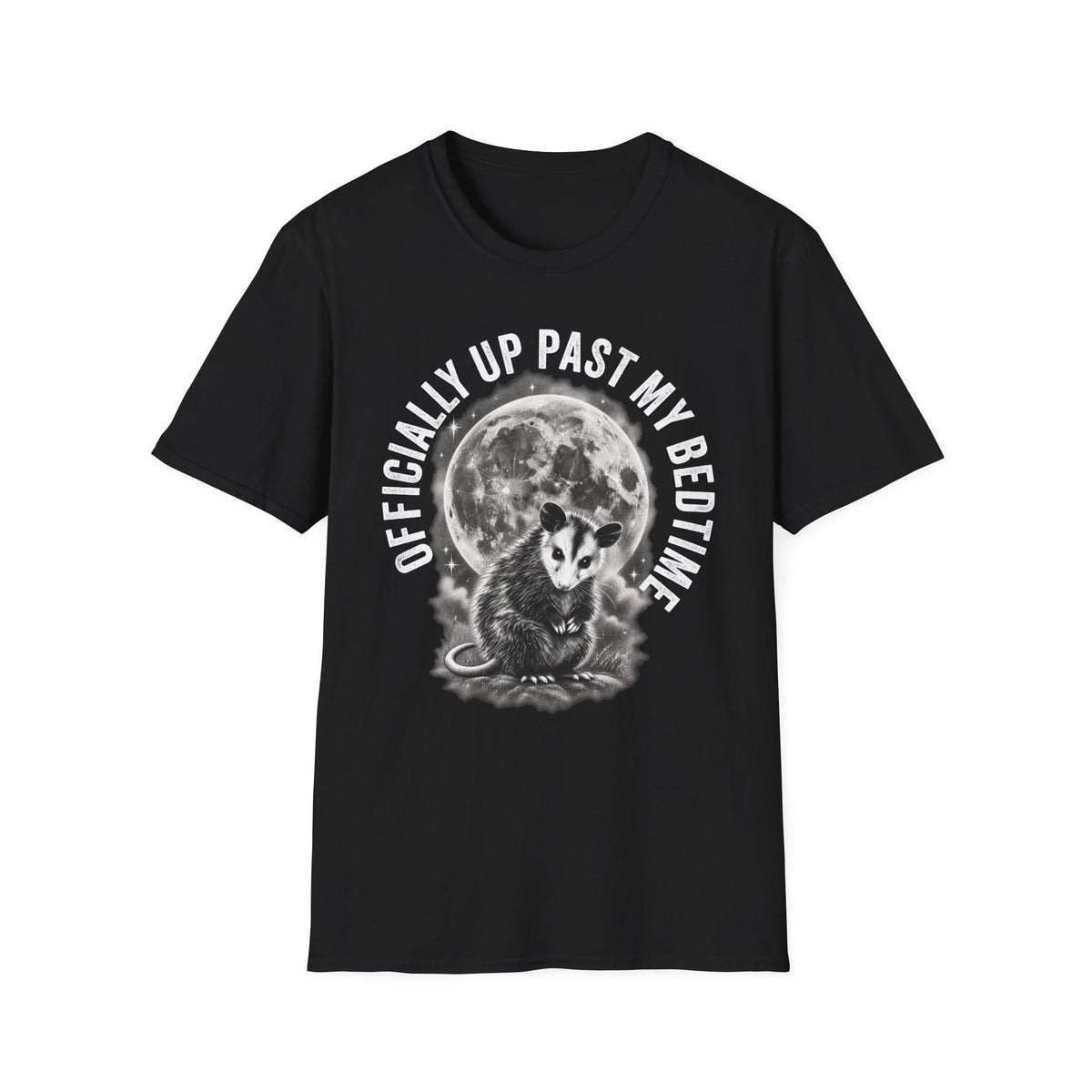 Up Past My Bedtime Moon Tee