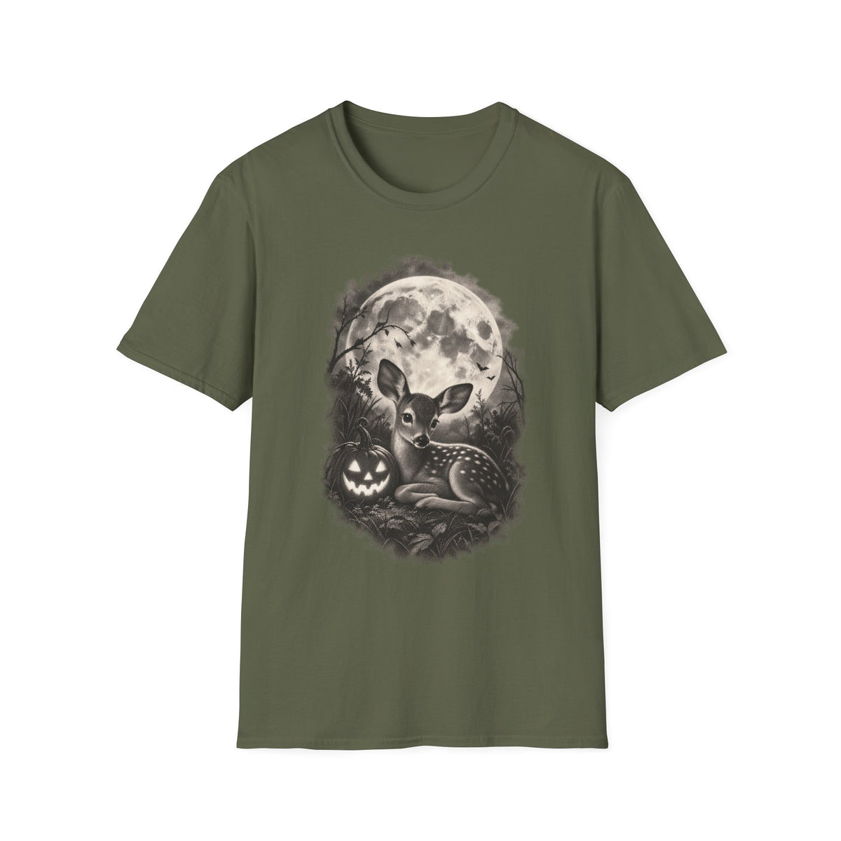 Fawn Moonlight Jack-O-Lantern Tee