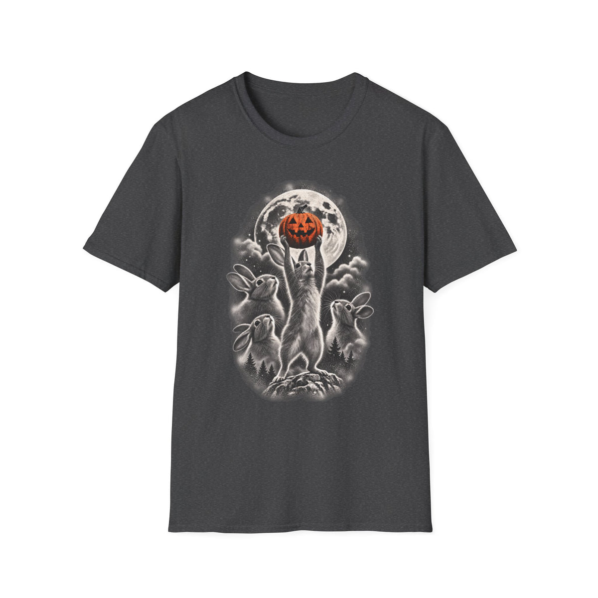 Halloween Bunny Moon Tee