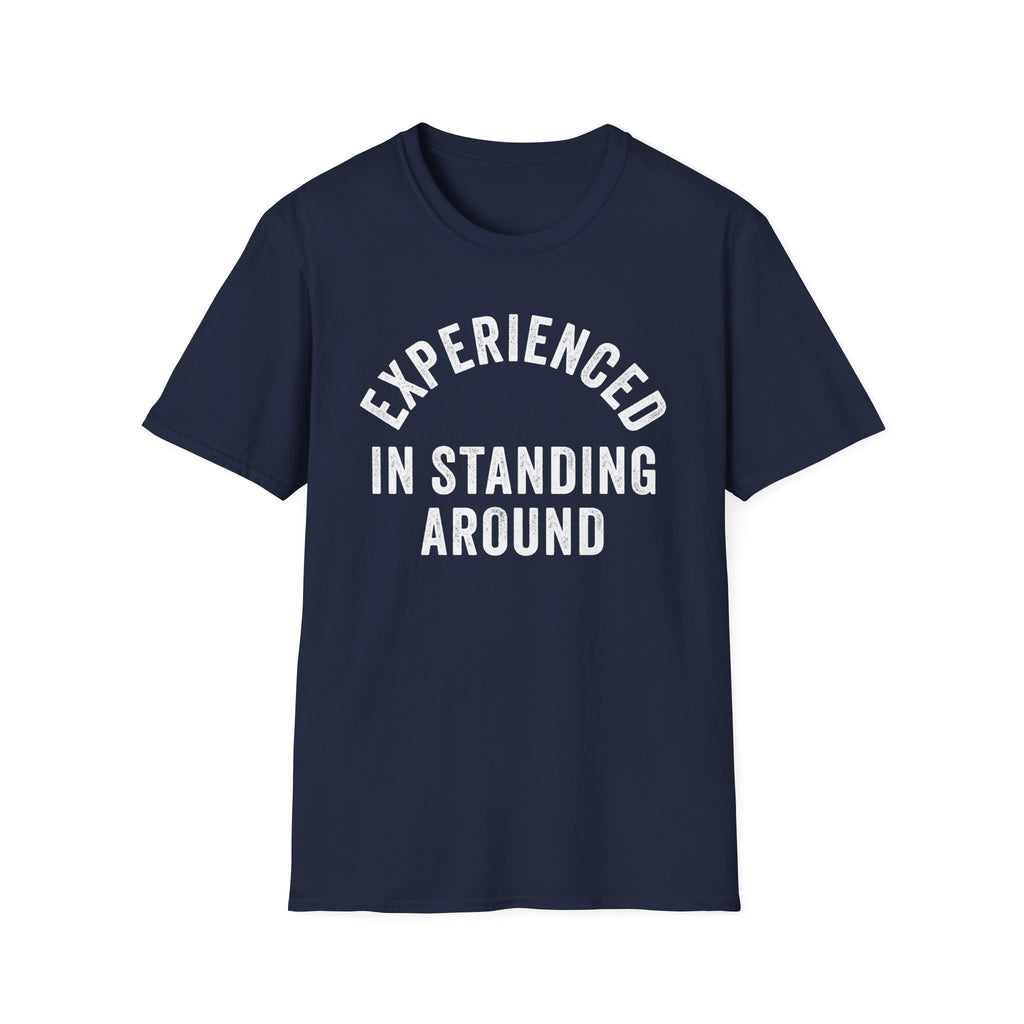 Standing Around Typography Classic Tee