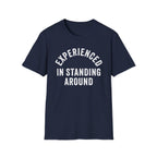Standing Around Typography Classic Tee