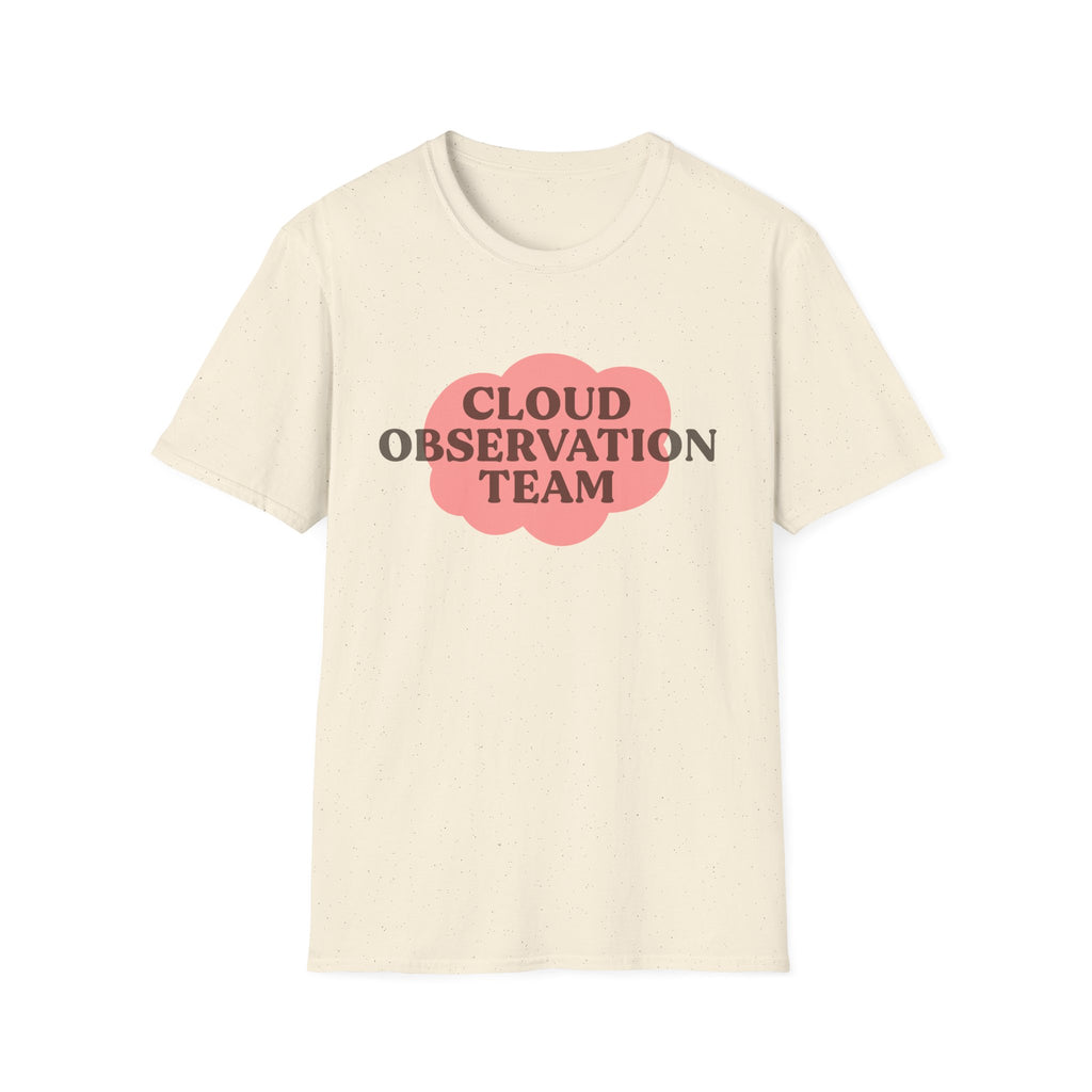 Cloud Observation Pink Tee