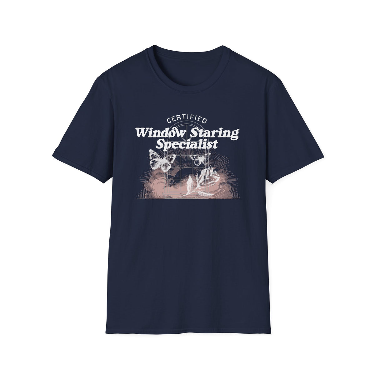 Window Staring Butterfly Tee