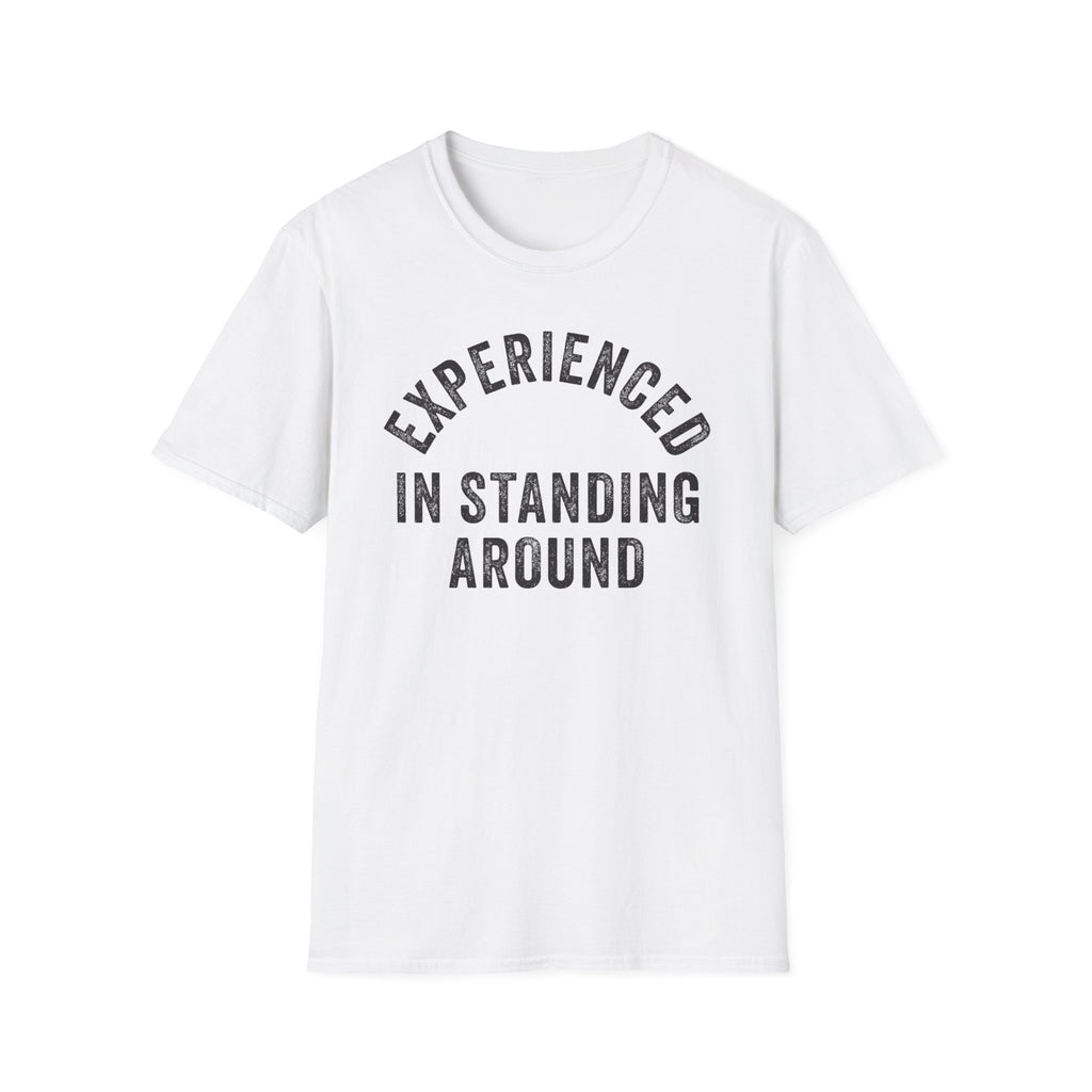 Standing Around Typography Classic Tee