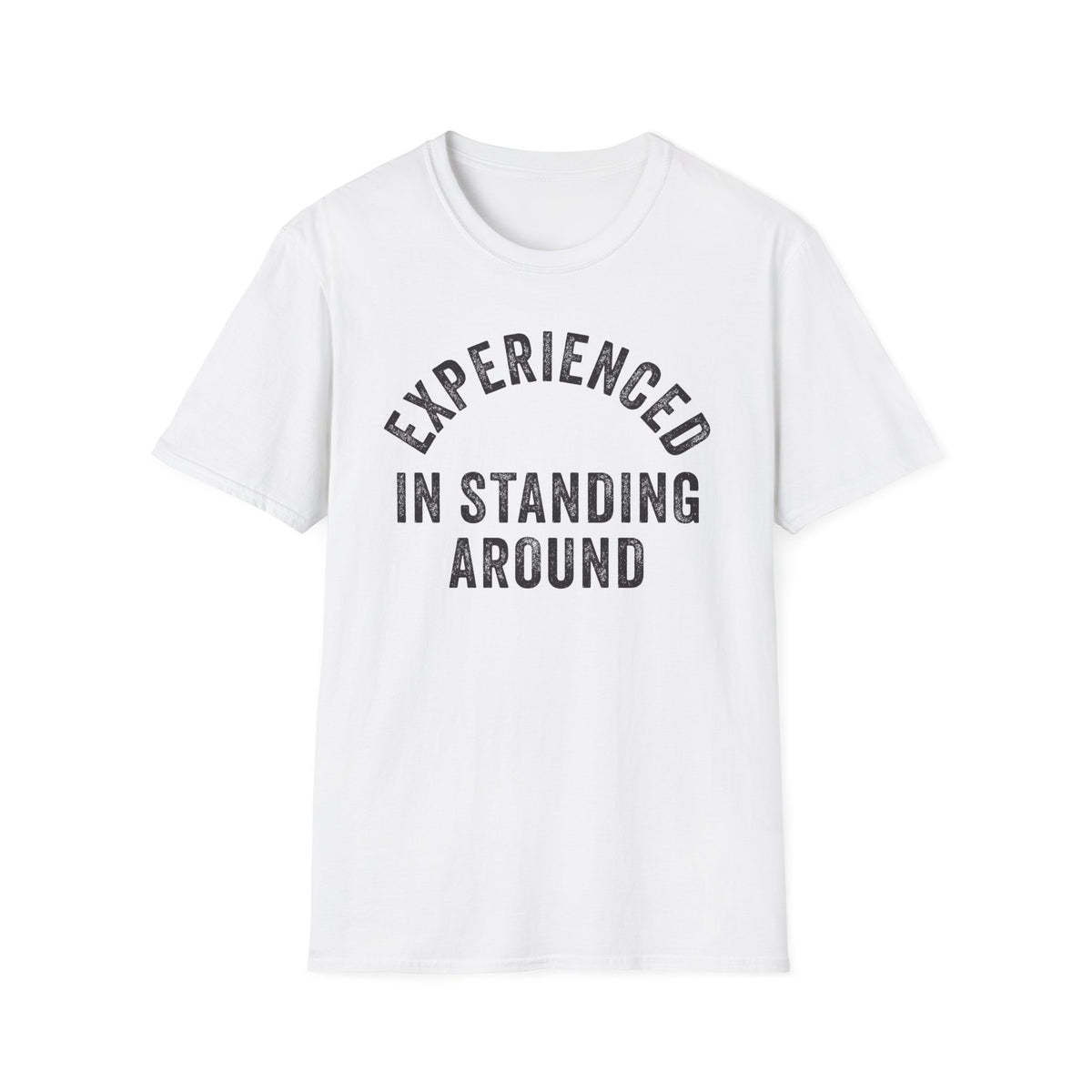 Standing Around Typography Classic Tee