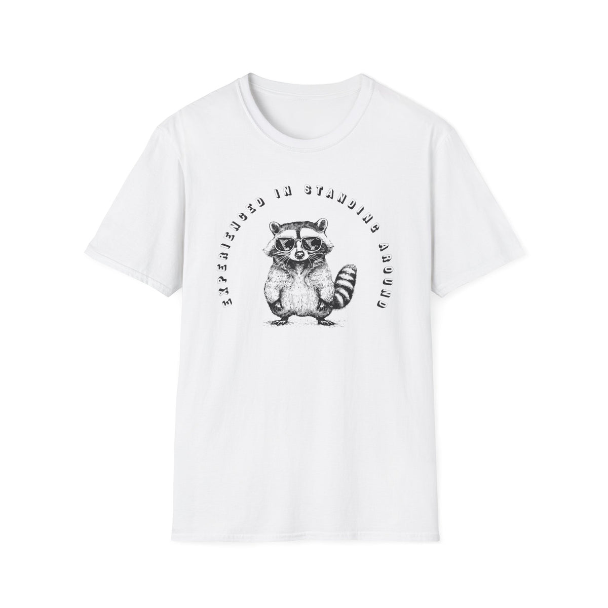 Standing Around Raccoon Classic Tee