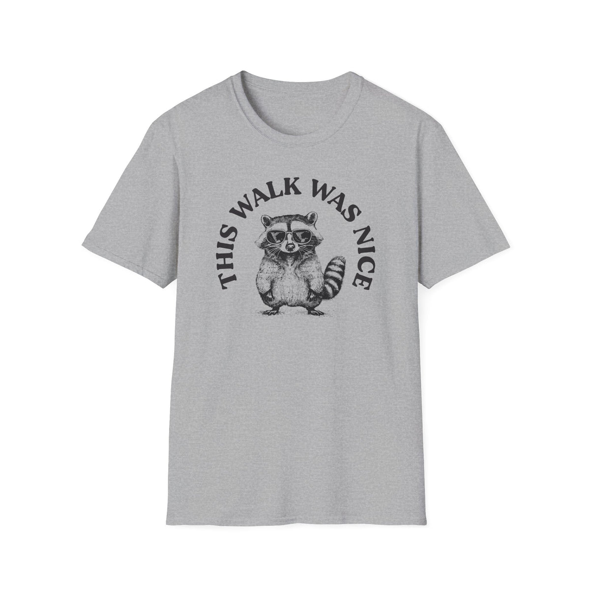 This Walk Was Nice Raccoon Tee