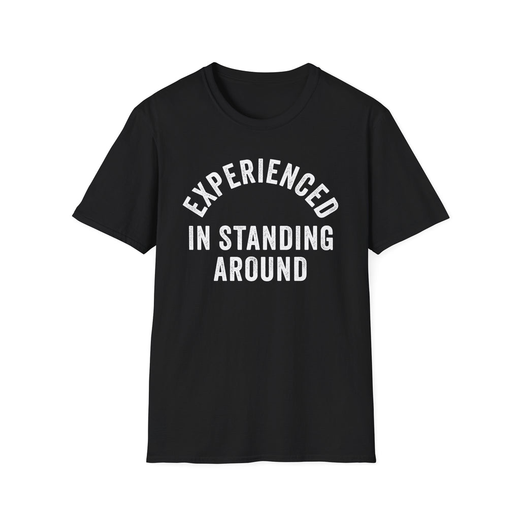 Standing Around Typography Classic Tee