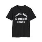Standing Around Typography Classic Tee