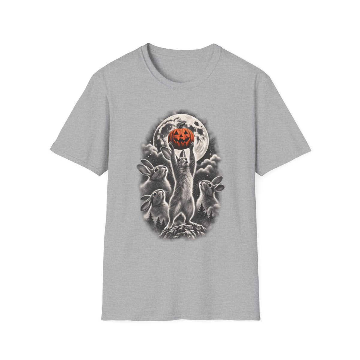 Halloween Bunny Moon Tee