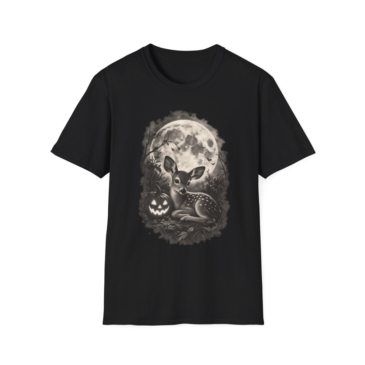 Fawn Moonlight Jack-O-Lantern Tee