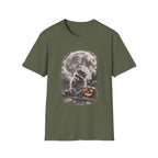 Moonlight Candy Corn Raccoon Tee