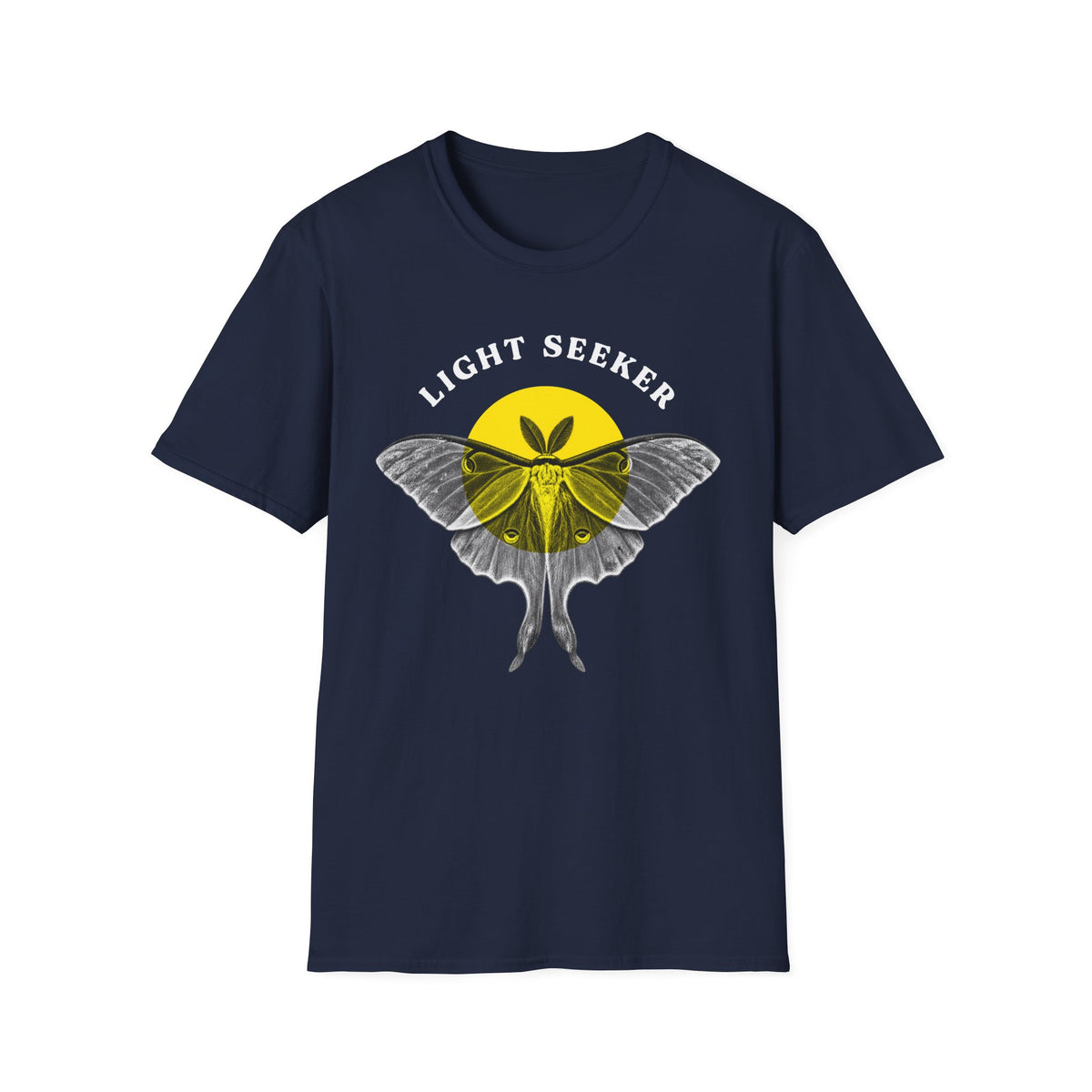 Light Seeker Yellow Moth Tee