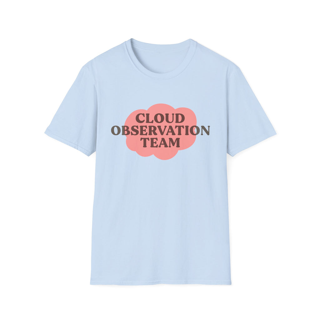 Cloud Observation Pink Tee