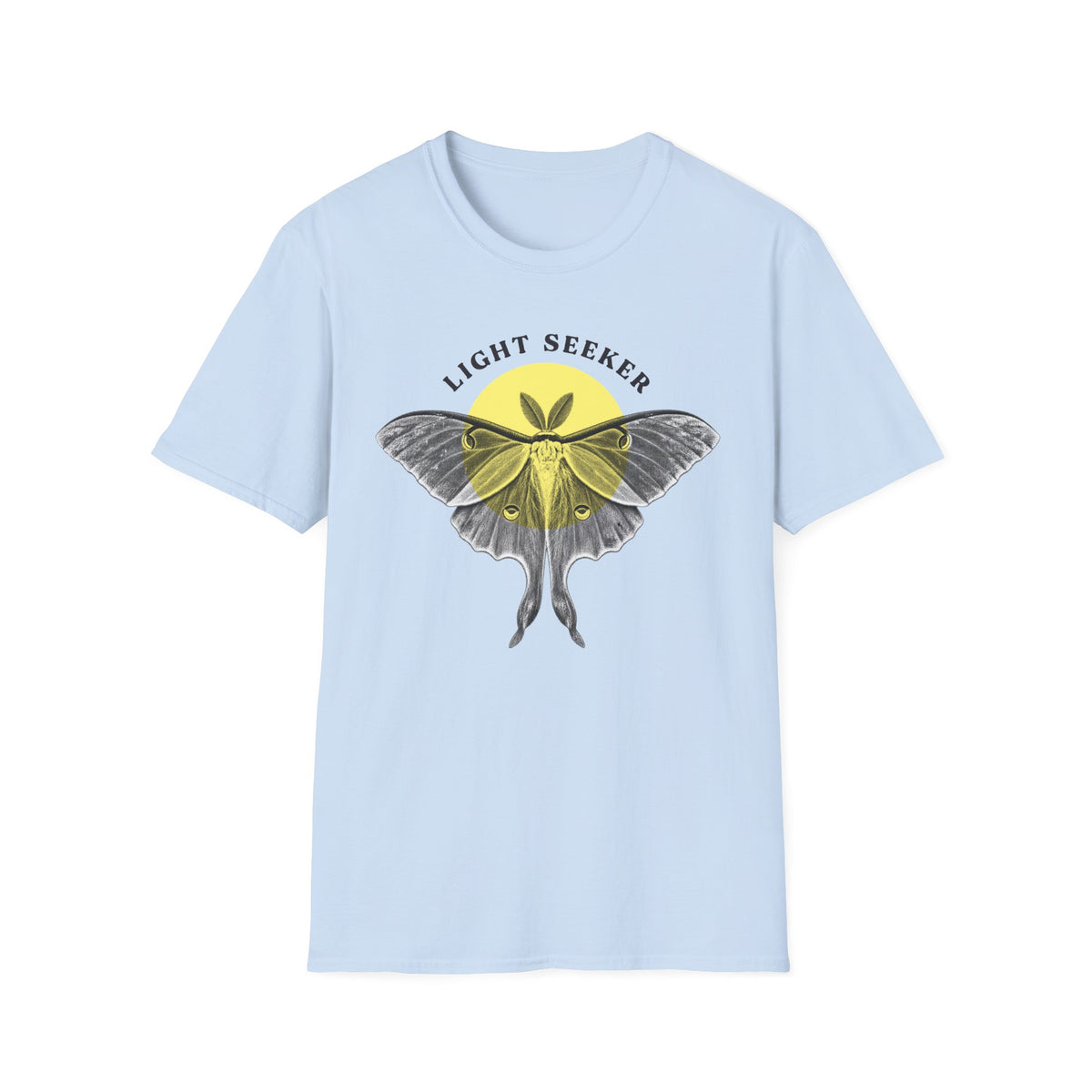 Light Seeker Yellow Moth Tee