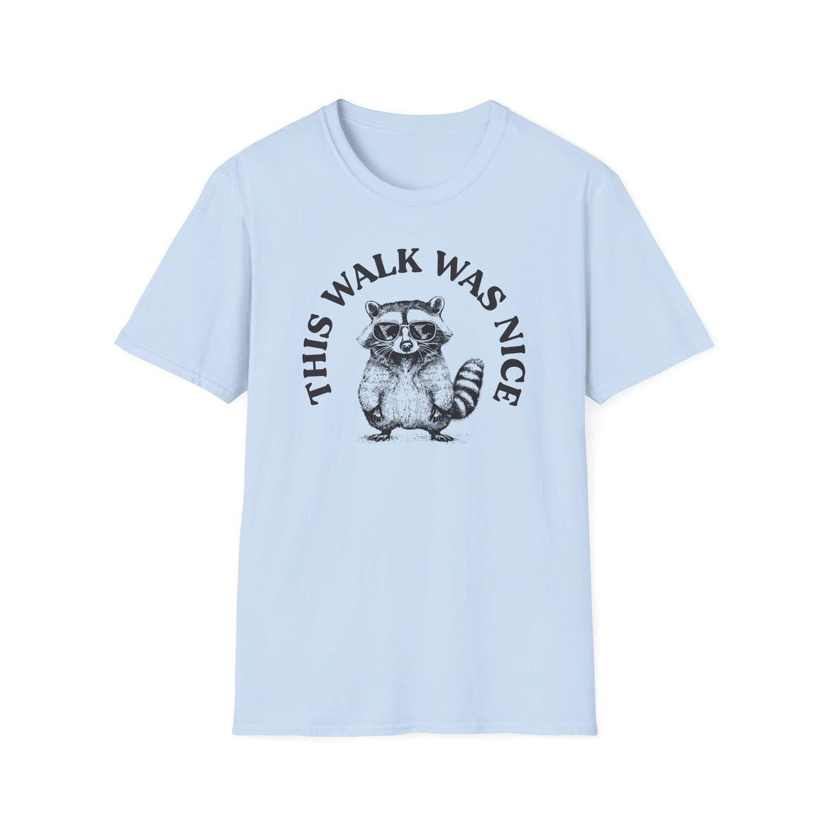 This Walk Was Nice Raccoon Tee