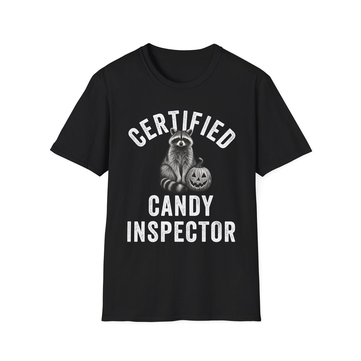 Raccoon Halloween Moon Tee
