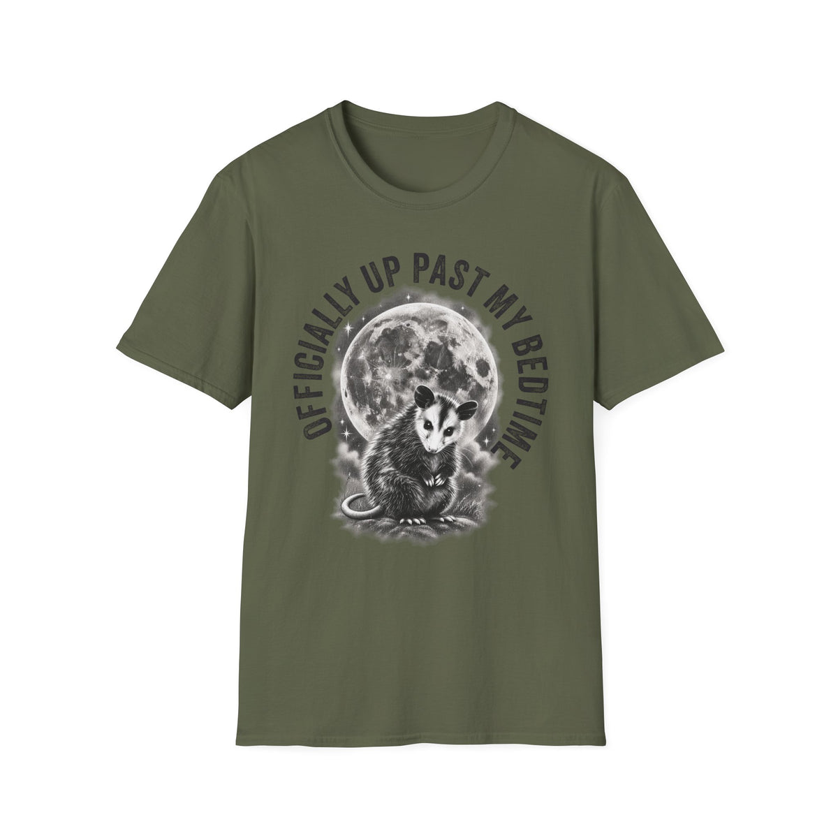Up Past My Bedtime Moon Tee