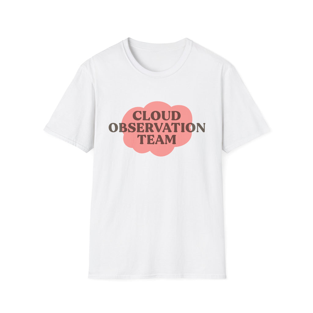 Cloud Observation Pink Tee