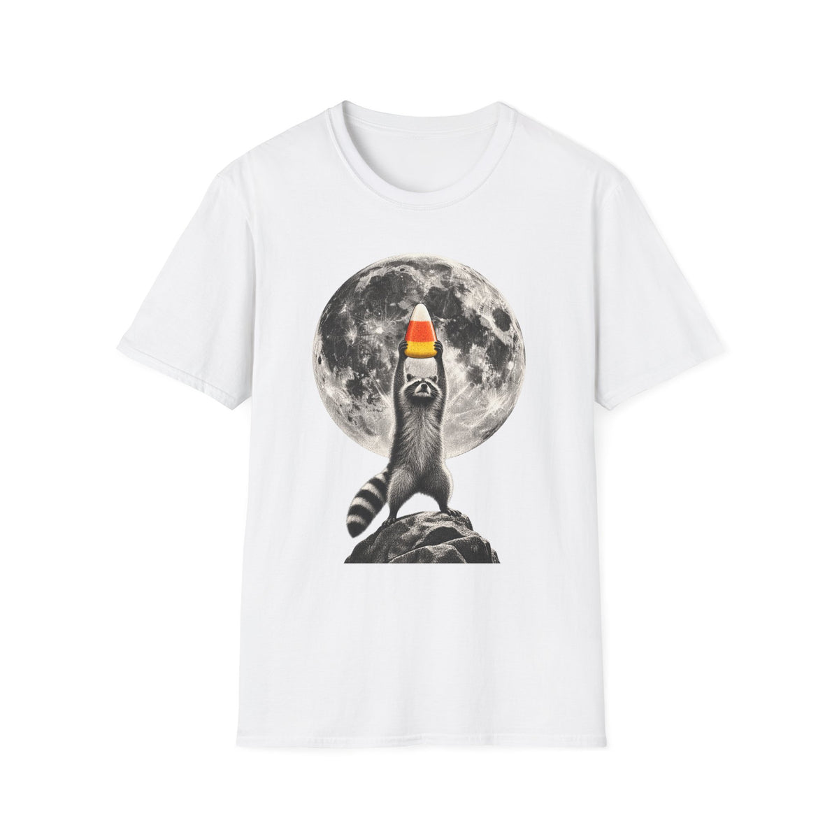 Candy Corn Raccoon Tee