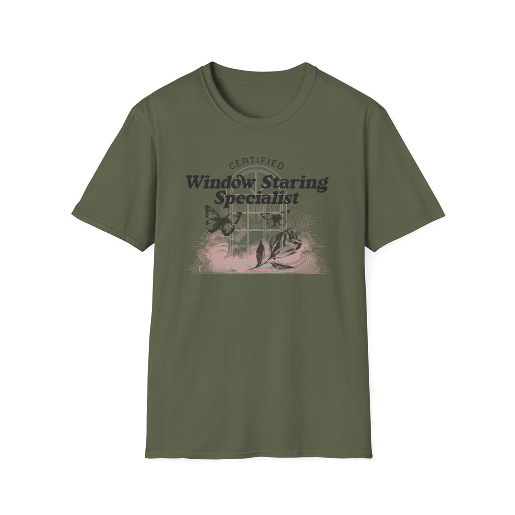 Window Staring Butterfly Tee