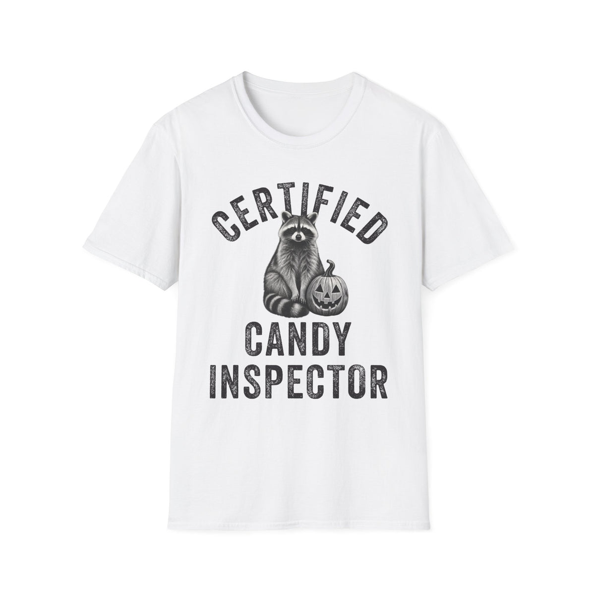 Raccoon Halloween Moon Tee