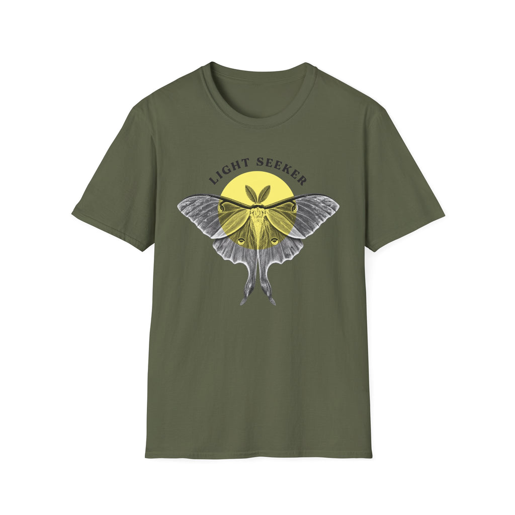 Light Seeker Yellow Moth Tee