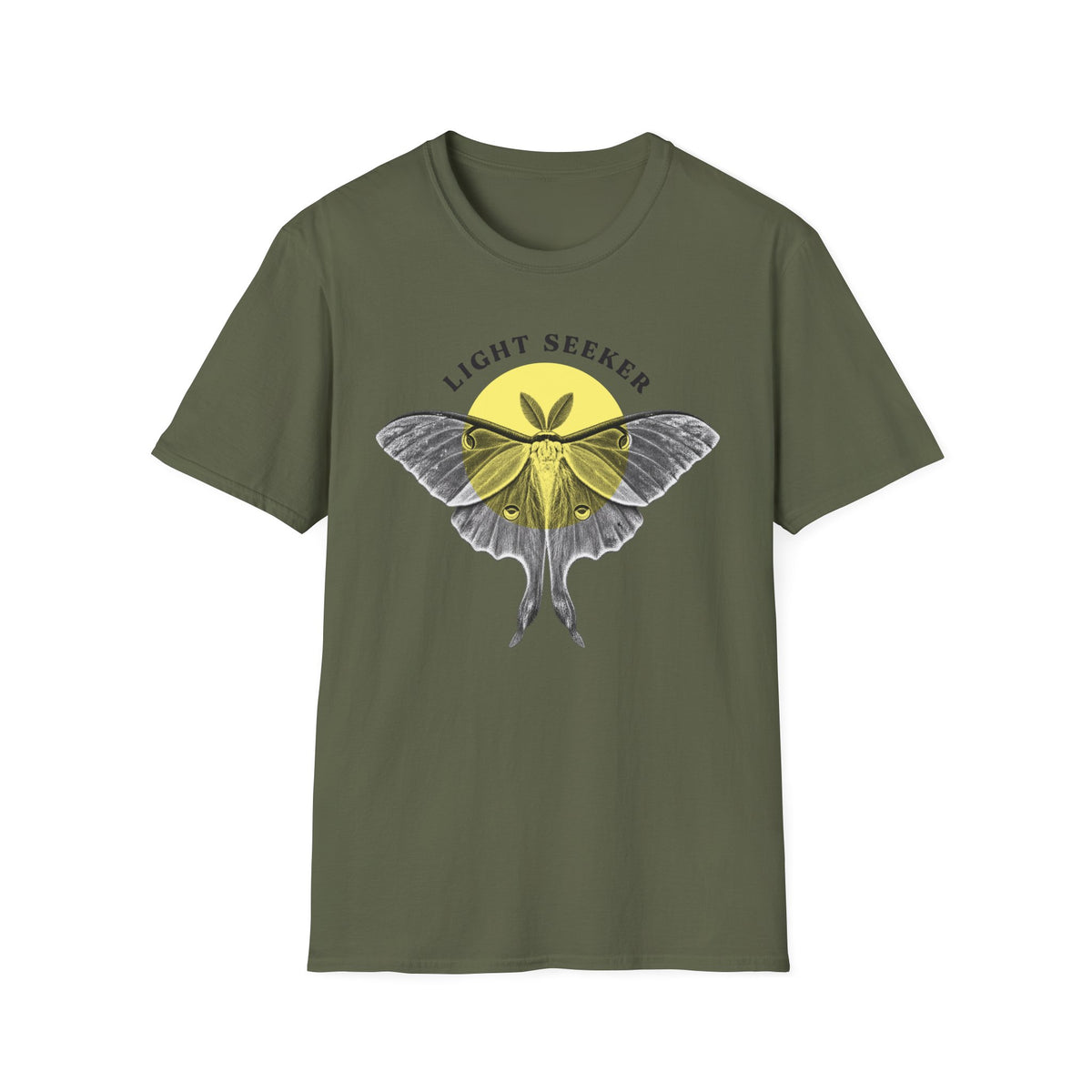 Light Seeker Yellow Moth Tee