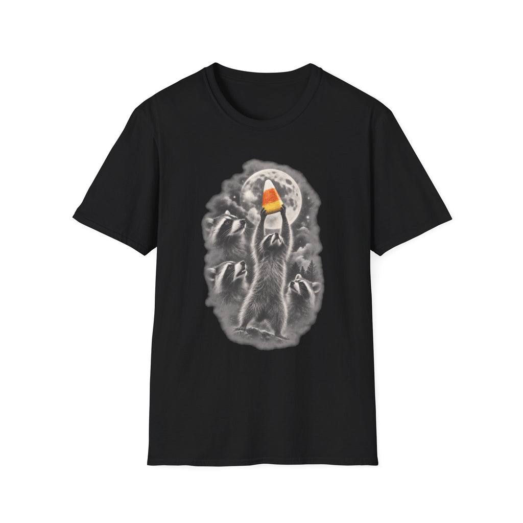 Candy Corn Raccoons Tee