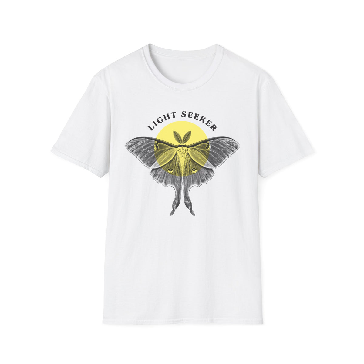 Light Seeker Yellow Moth Tee