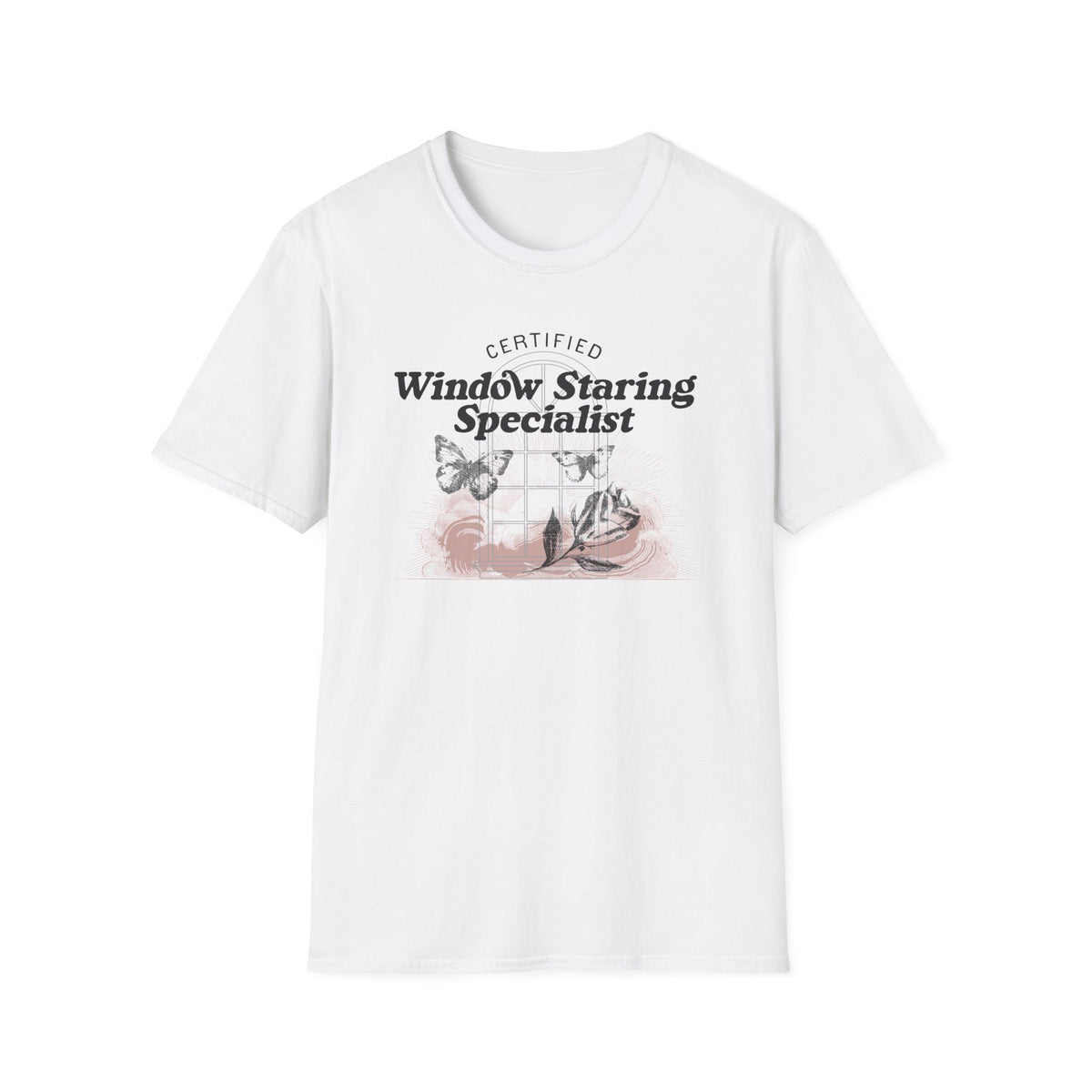 Window Staring Butterfly Tee