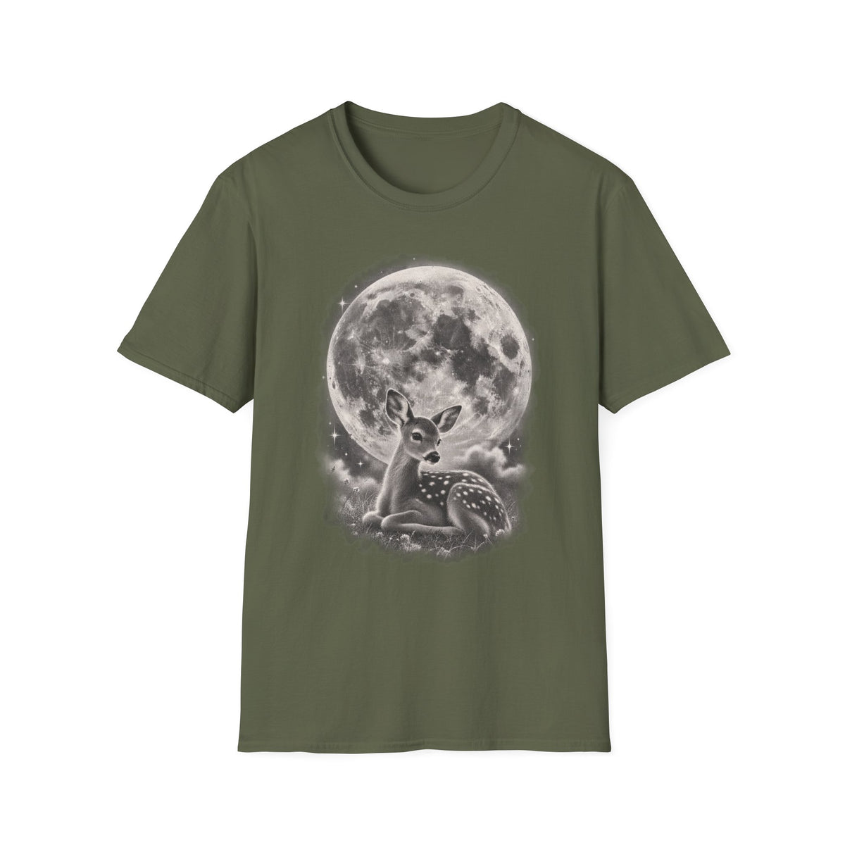 Fawn Halloween Moon Tee
