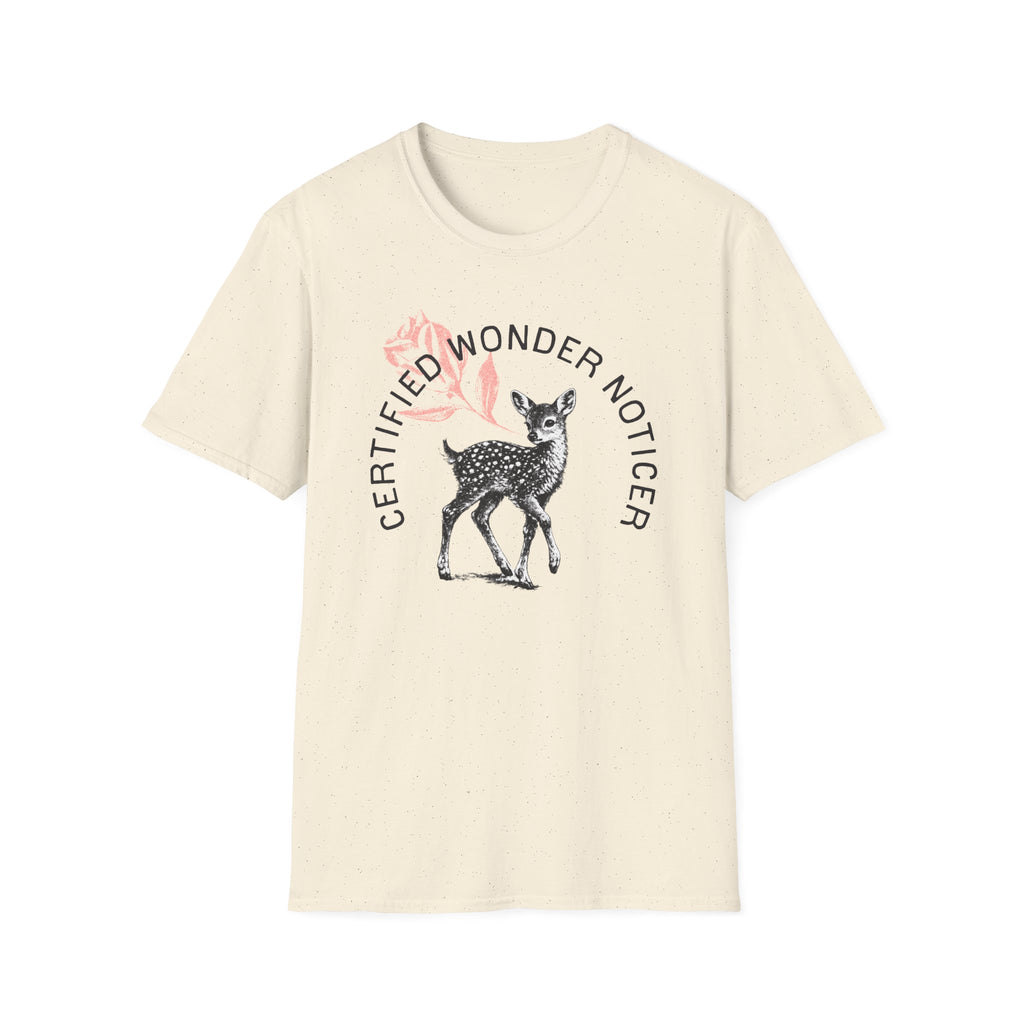 Wonder Noticer Rose Tee
