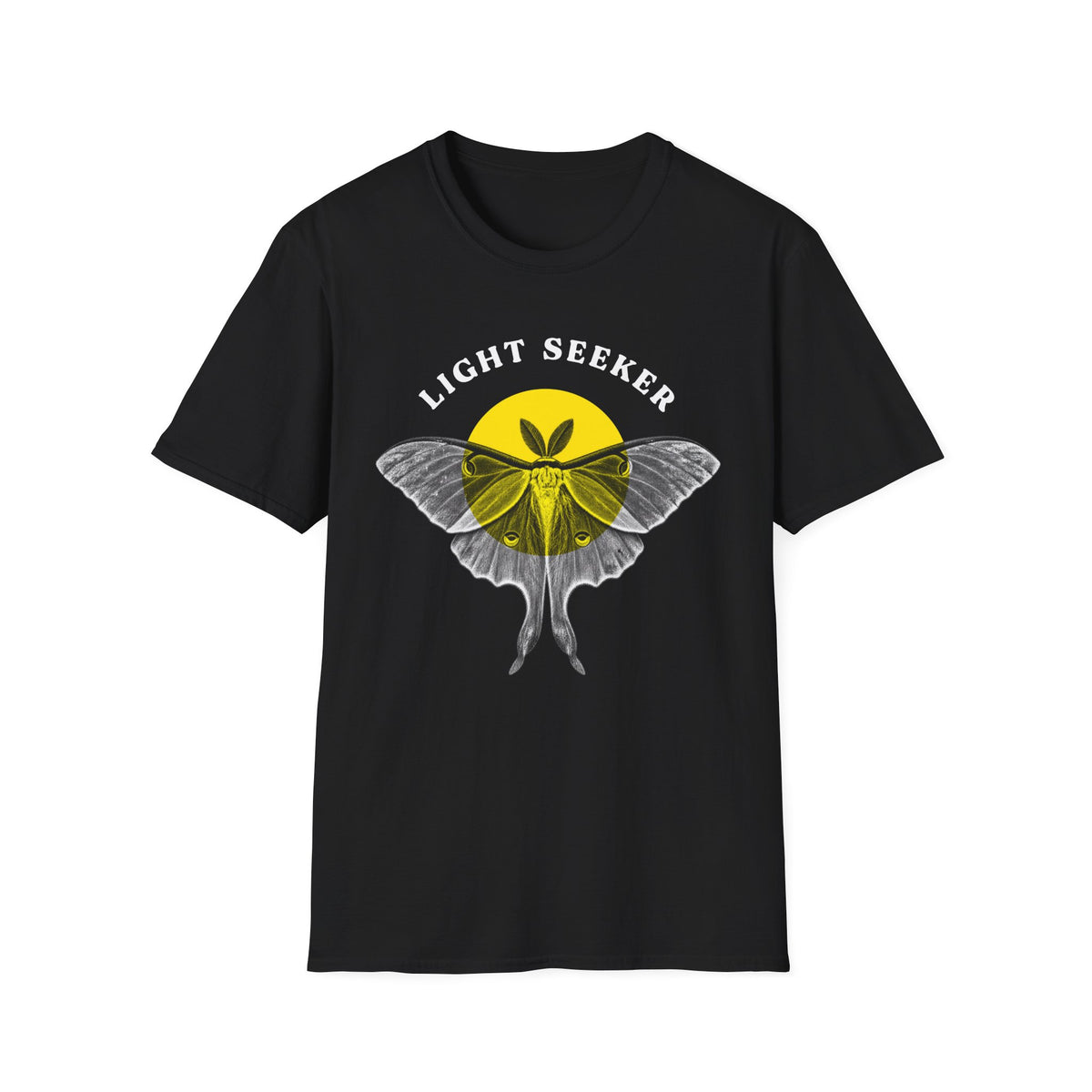 Light Seeker Yellow Moth Tee