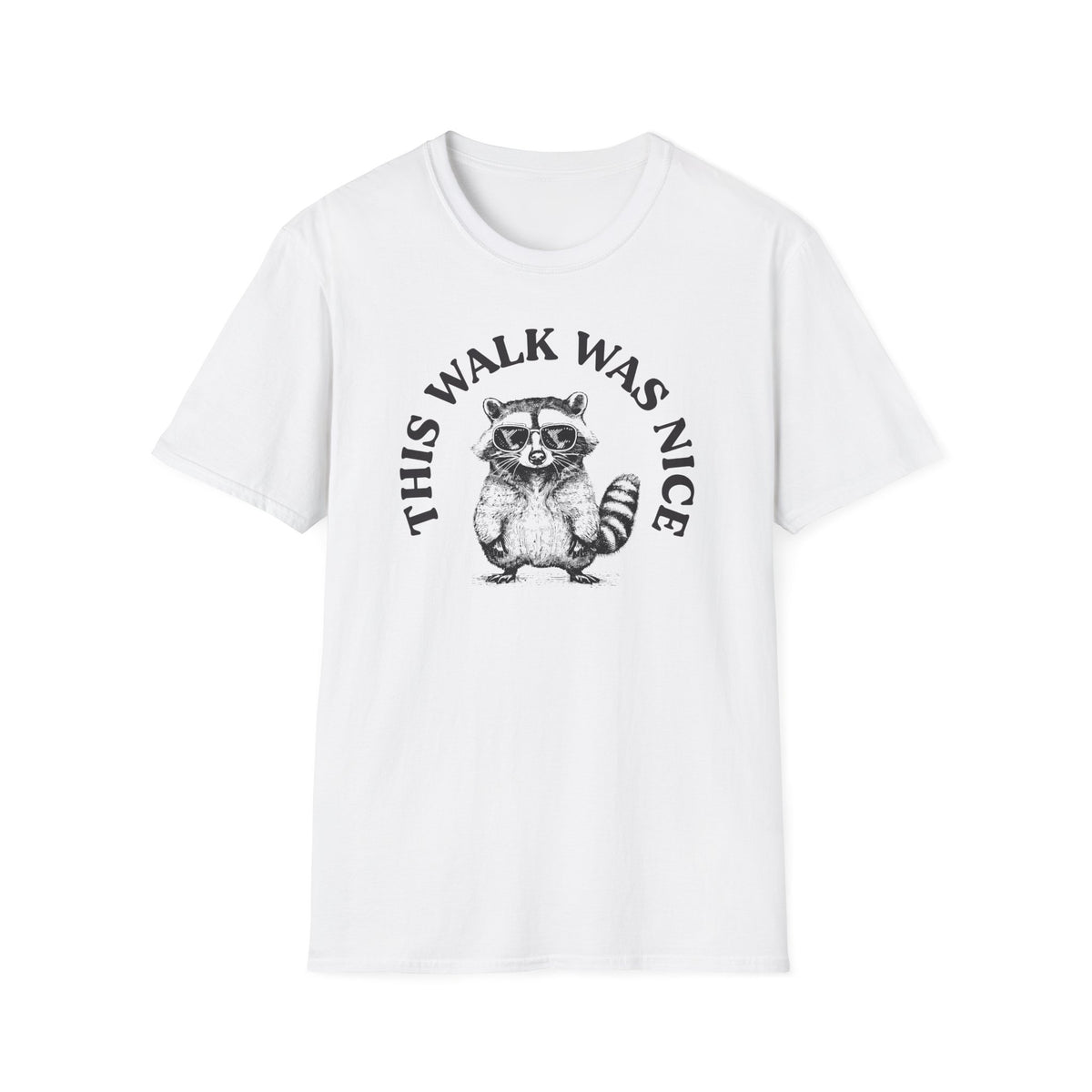 This Walk Was Nice Raccoon Tee